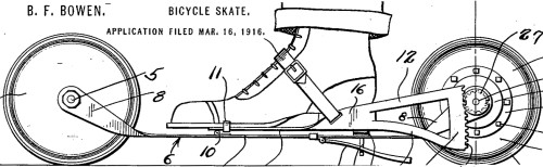 1916_BENJAMIN F BOWEN_inline, 2 roues, Bicycle-skate.jpg
